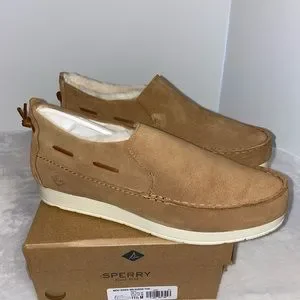 Sperry Moc-Sider WR Suede Tan Size 11.5 Sperry Top-Sider Moc-Sider Suede Slip On Men - Walmart.com main image 3